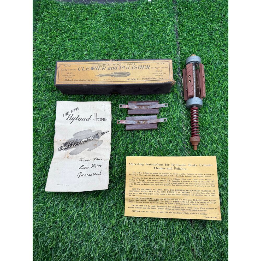 Hyland Manufacturing No.500 Hydraulic Brake Cylinder Cleaner/Polisher